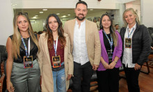 Camila Zuluaga, Sofía Martínez, Juan Camilo Valencia, Luisa Fernanda Muñoz y Adriana Pacheco.
