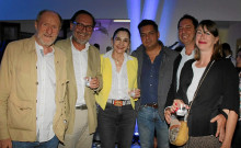 Alain Streff, Juan Carlos Gutiérrez, María del Rosario Gómez, Miguel Suárez, José Sánz y Clara Streff.