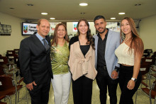 Adolfo Rodríguez, Rubiela Castaño, Manuela Rodríguez, Carlos Andrés López y Valeria Rodríguez.