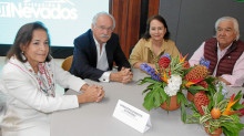 María Mercedes Londoño de Gutiérrez, Julián Gutiérrez, Hilda Salazar de Gutiérrez y Jorge Gutiérrez.