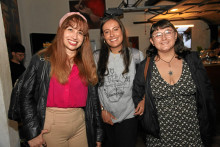 Angélica María Delgado, Manuela Zapata y Melannie Espitia.