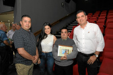 Ferney Miller Gil, María Alejandra Sánchez, Freddy Alonso Londoño Chica y Jhon Fredy Cárdenas.