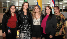 Ana Sofía López, María Luisa Castillo, Juliana Díaz Ospina, Doris Hincapié Ramírez y Bibiana María Toro Osorio.