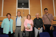 María Idalba Benjumea, Luis Alberto Bermúdez, Melba Inés Benjumea, Fabio Vélez Correa y Pedro Luis Sánchez Gálvez.