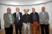 Ángel María Ocampo Cardona, Fabio Ramírez Ramírez, Fabio Vélez Correa, Germán Ocampo Correa y Octavio Zapata Ospina.