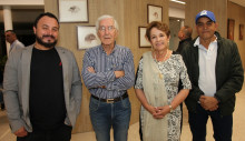 Óscar Zapata, Germán Mejía, Martha Lucía Betancur y Guillermo Díaz.
