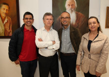 Luis Miguel Alzate, Ramiro Ramírez, Pablo Chaves y Mónica Tabares.