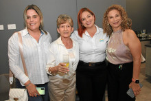 Diana Lucía González, Aleida Idárraga, Carolina Betancourt y Alina López.