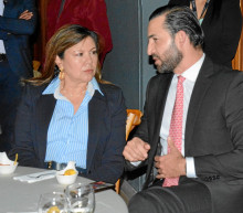 Luz Adriana Camargo Garzón, fiscal general de la Nación; y Carlos Mario Zuluaga, contralor general encargado de la Nación.