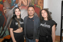 Andrea Gaitán, Carlos Fierro y Laura Mateus.